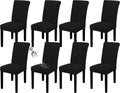 Waterproof Dining Room Chair Cover Set of 8 for Protection