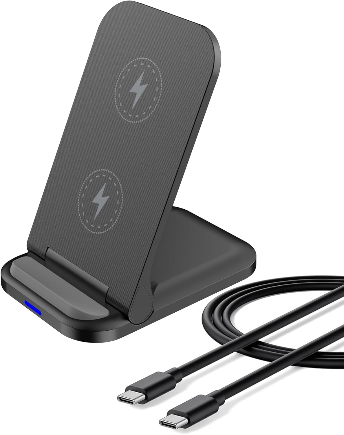Fast 15W Wireless Charger Stand for Galaxy & iPhone - Jahobet