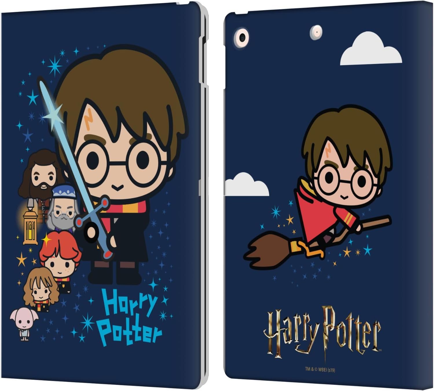 Harry Potter Characters Leather Wallet Case for iPad 10.2 2019-2021