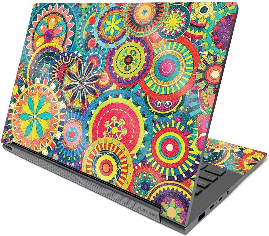 Protective Glitter Skin for Lenovo Yoga C940 - Flower Wheels