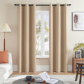 Rutterllow Blackout Curtains for Living Room - Thermal Insulated 2