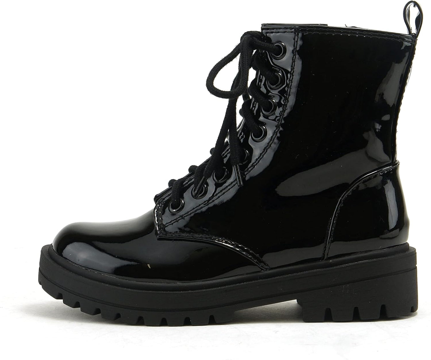 Soda FIRM Combat Ankle Bootie with Lug Sole and Zipper