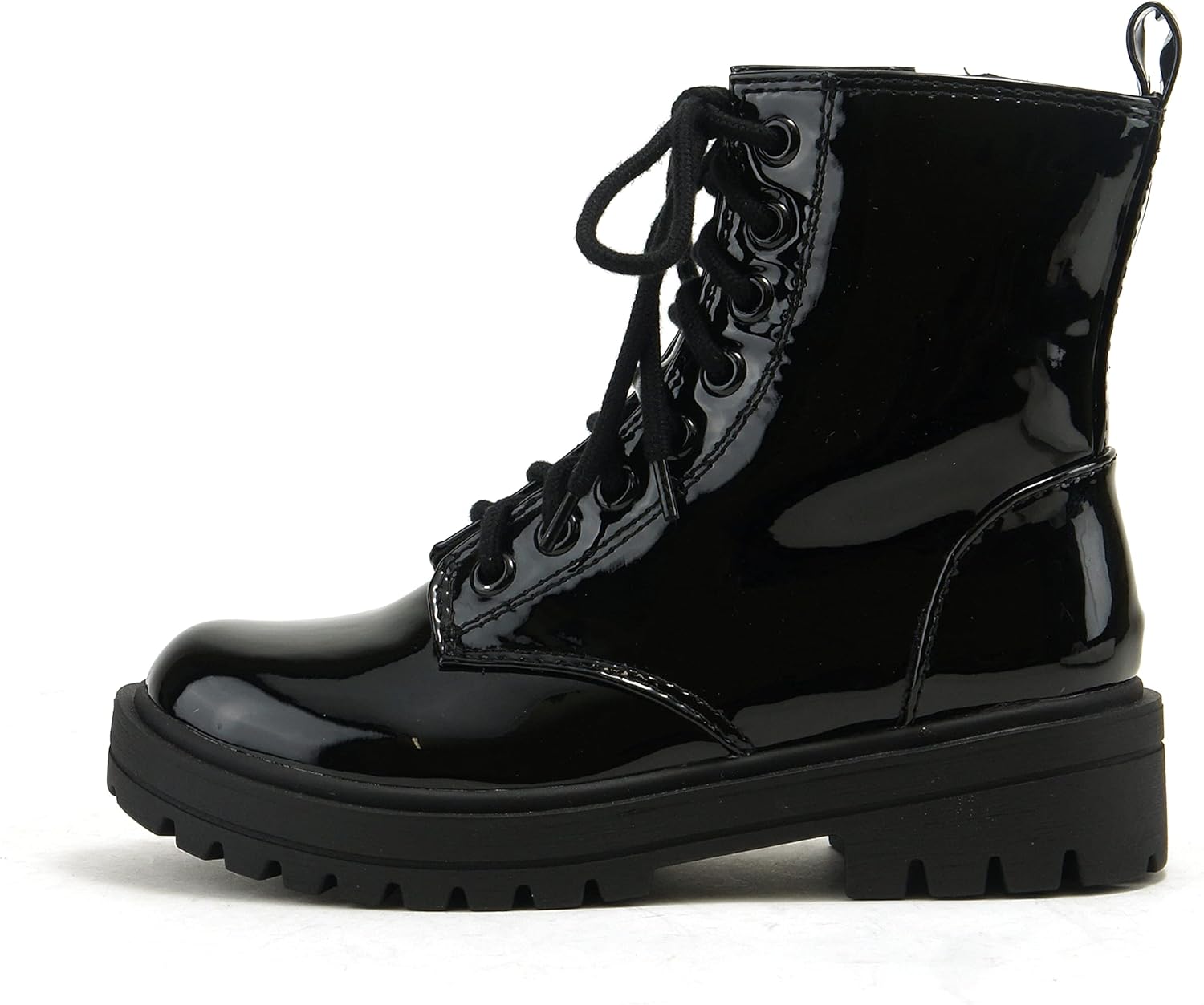 Soda FIRM Combat Ankle Bootie with Lug Sole and Zipper