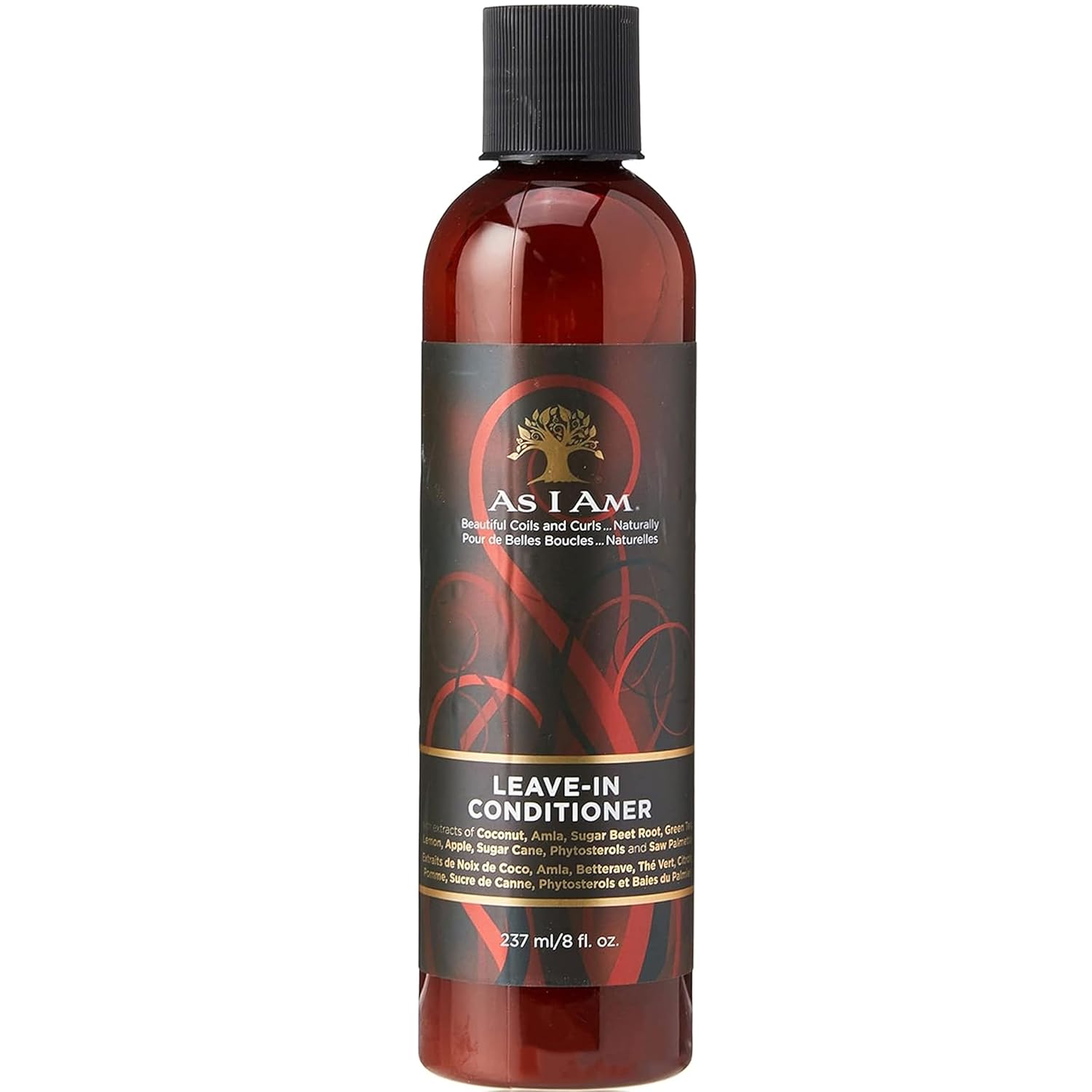 As I Am Leave-In Conditioner for All Hair Types, 8 oz Pack of 4