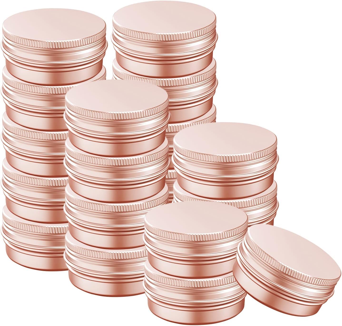 1 Ounce Aluminum Tin Jar with Screw Cap for Multiple Uses