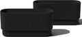 Demi Series Long Planter for Porch, Patio, and Backyard Decor