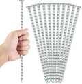 12 Inch Galvanized Landscape Stakes - 90pcs Spiral Anchoring Spikes