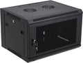 6U Wall Mount Server Cabinet Network Rack Vented Enclosure - Secure 6U
