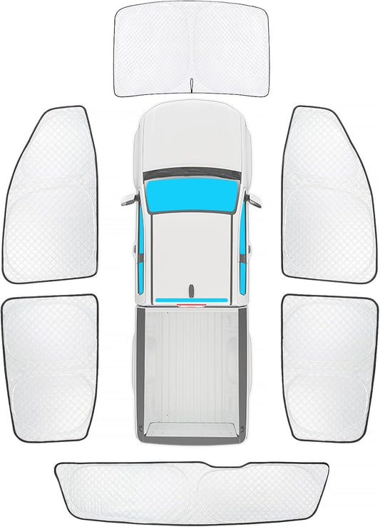 KMF 6pcs Full Window Sun Shade for Chevy Colorado 2015-2022
