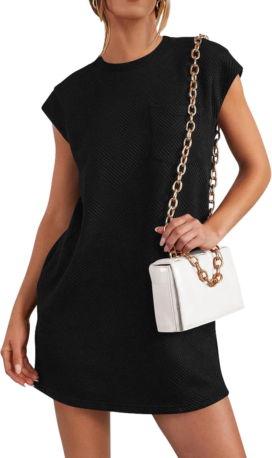 PRETTYGARDEN Women's Summer Short T Shirt Dress for Casual Style