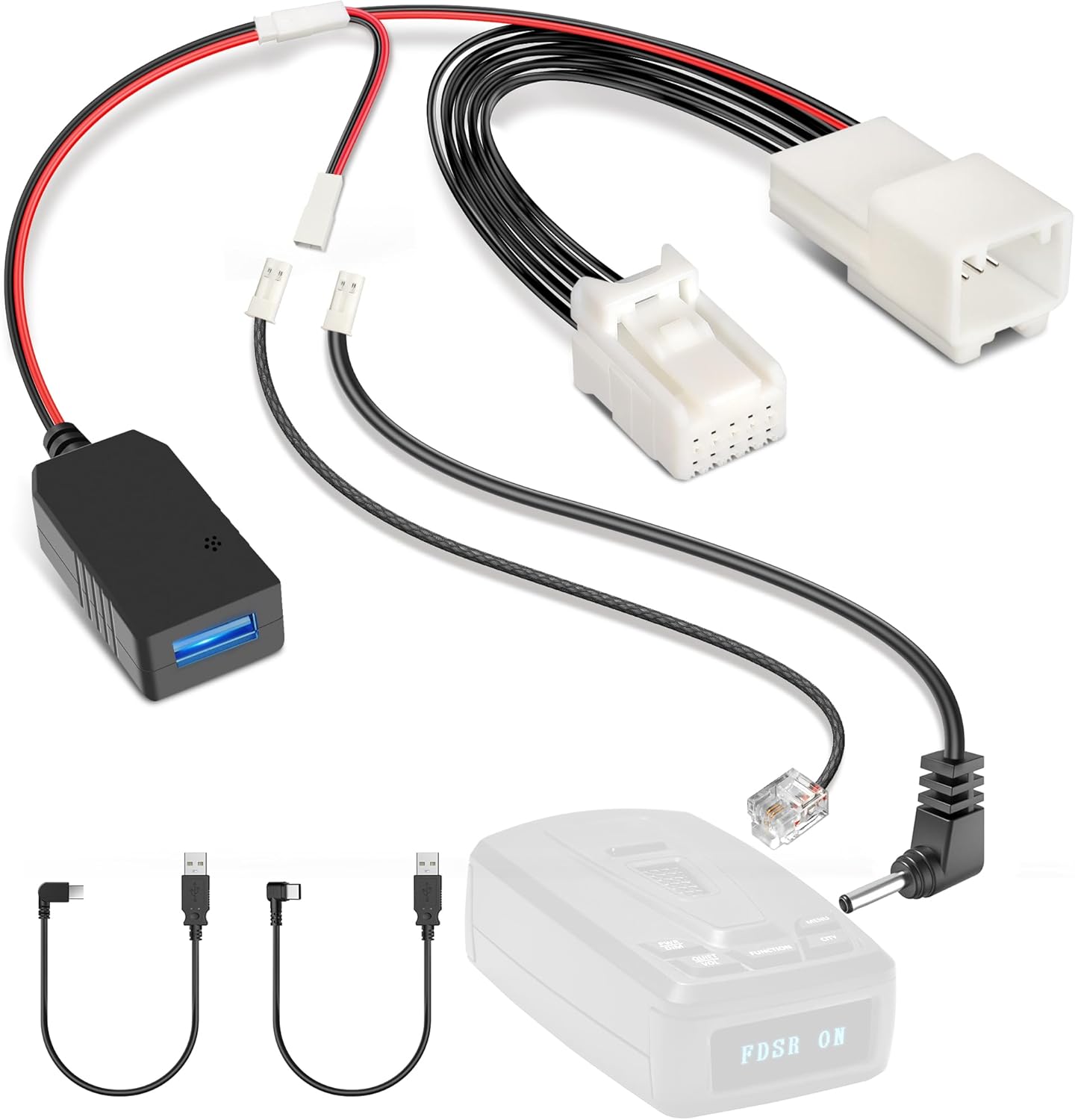 Radar Detector Power Cord Adapter for Toyota Subaru Lexus Models