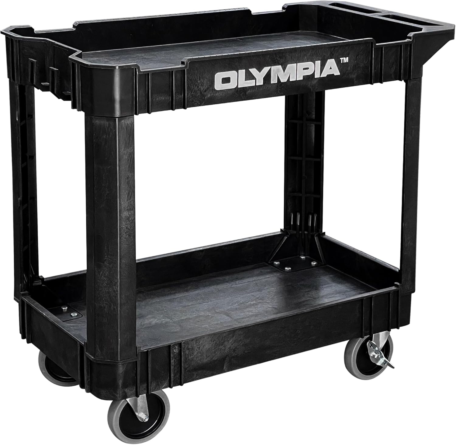 Heavy Duty Rolling Utility Cart for Warehouse and Garage Use