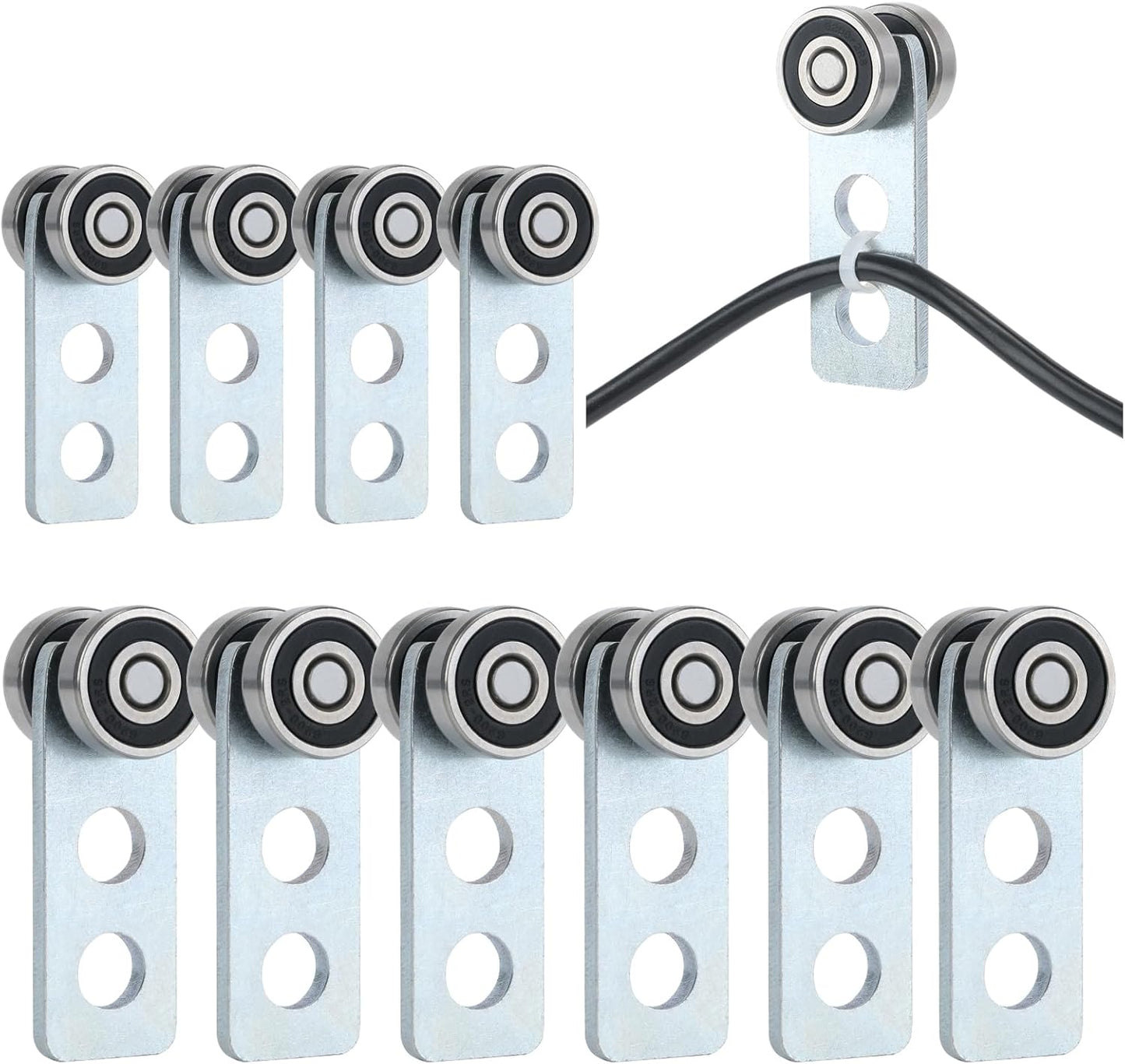 2 Wheel Trolley Assembly Rollers for Heavy Duty Applications