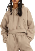 Kissonic Women's Fleece Jogger Sets 2 Piece Sweatsuit - Cozy Warm Fit