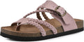 WHITE MOUNTAIN Hayleigh Braided Comfort-Molded Footbed