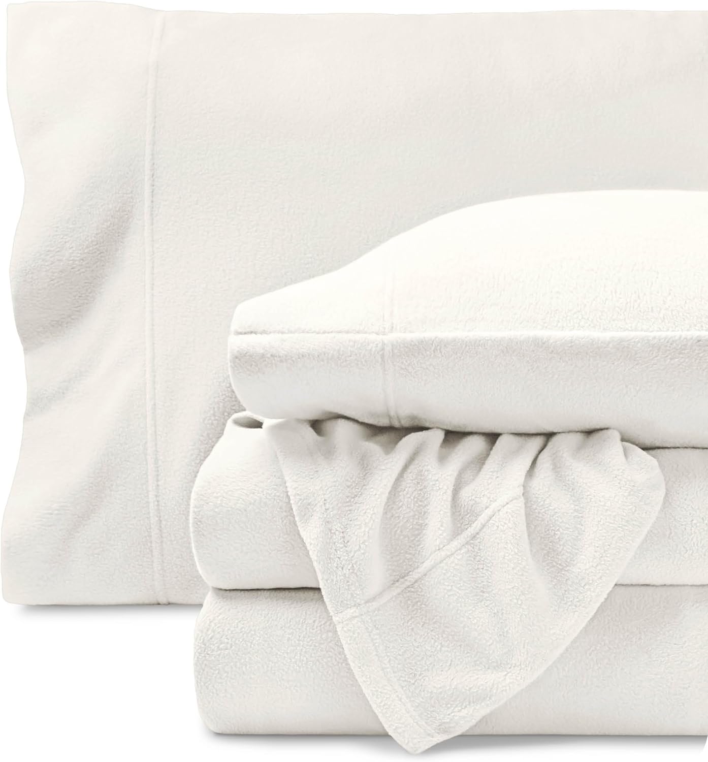 Bare Home Super Soft Fleece Sheet Set for Cozy Comfort