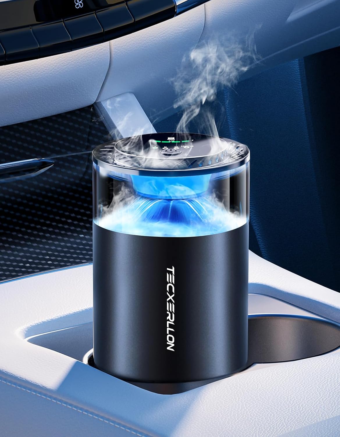 Car Air Freshener with Smart Spray Modes & Essential Oil Monitor
