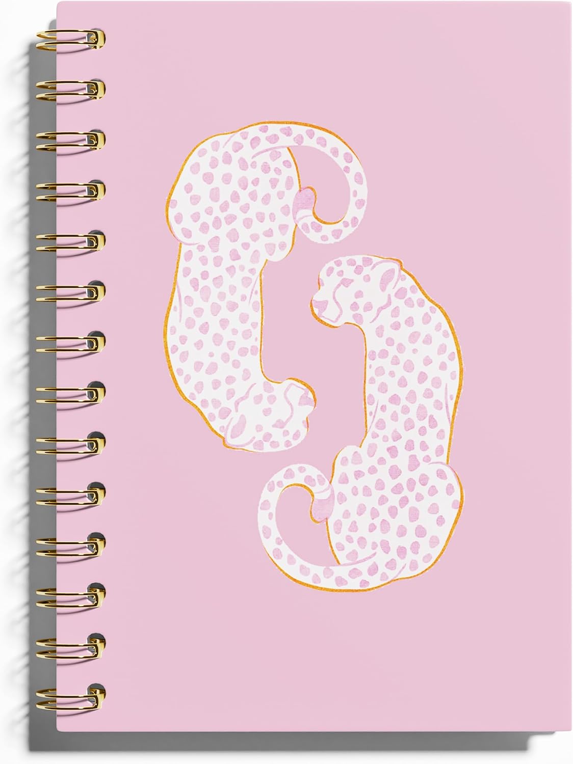 Pink Leopard Spiral Notebook - Trendy Girly Journal