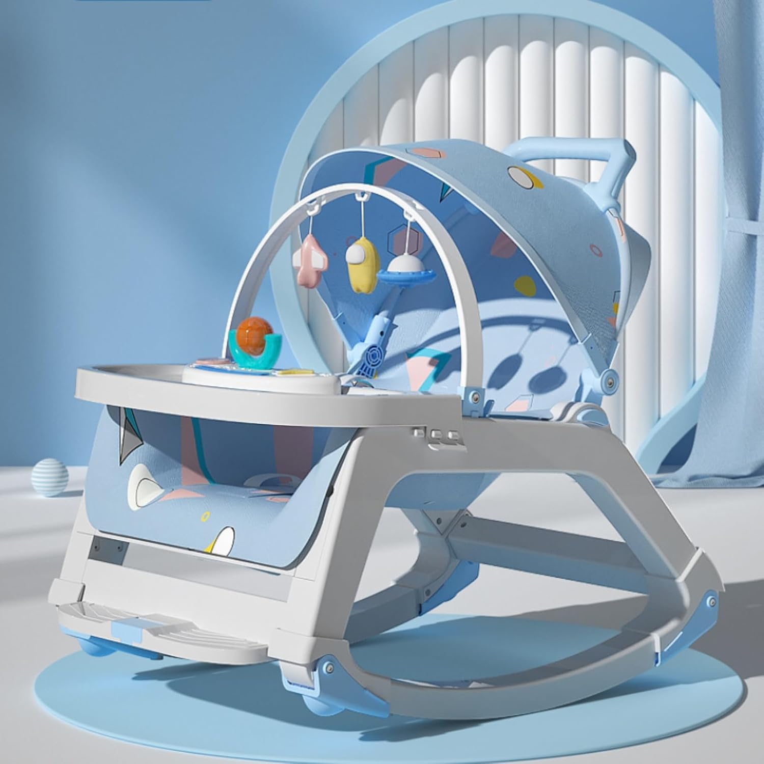 3-in-1 Baby Bouncer & Walker Combo - Grow with Your Child!
