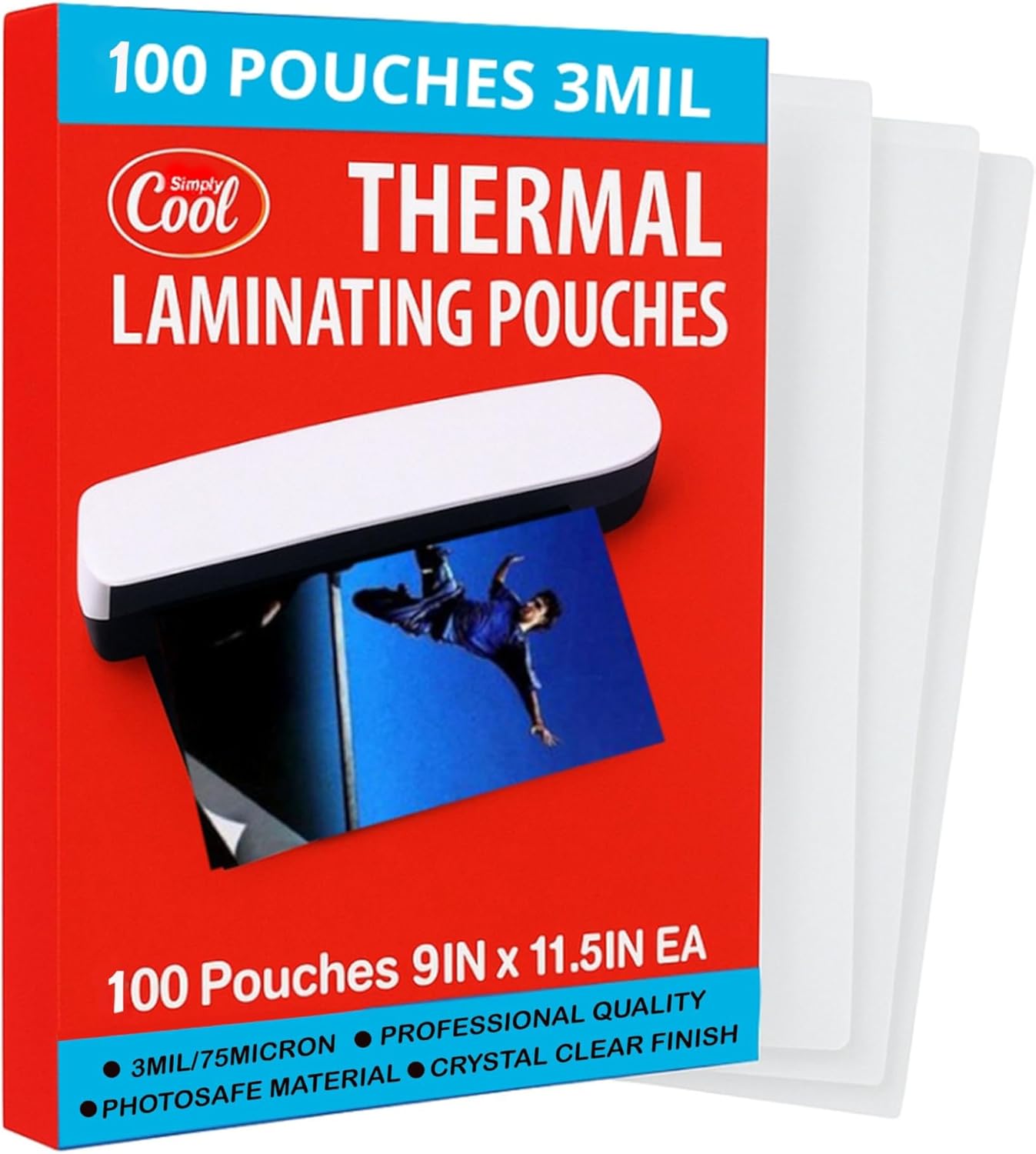 3MIL Thermal Laminating Sheets for Durable Document Protection