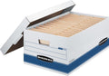 Bankers Box 12-Pack Medium Duty File Storage Boxes with Lids