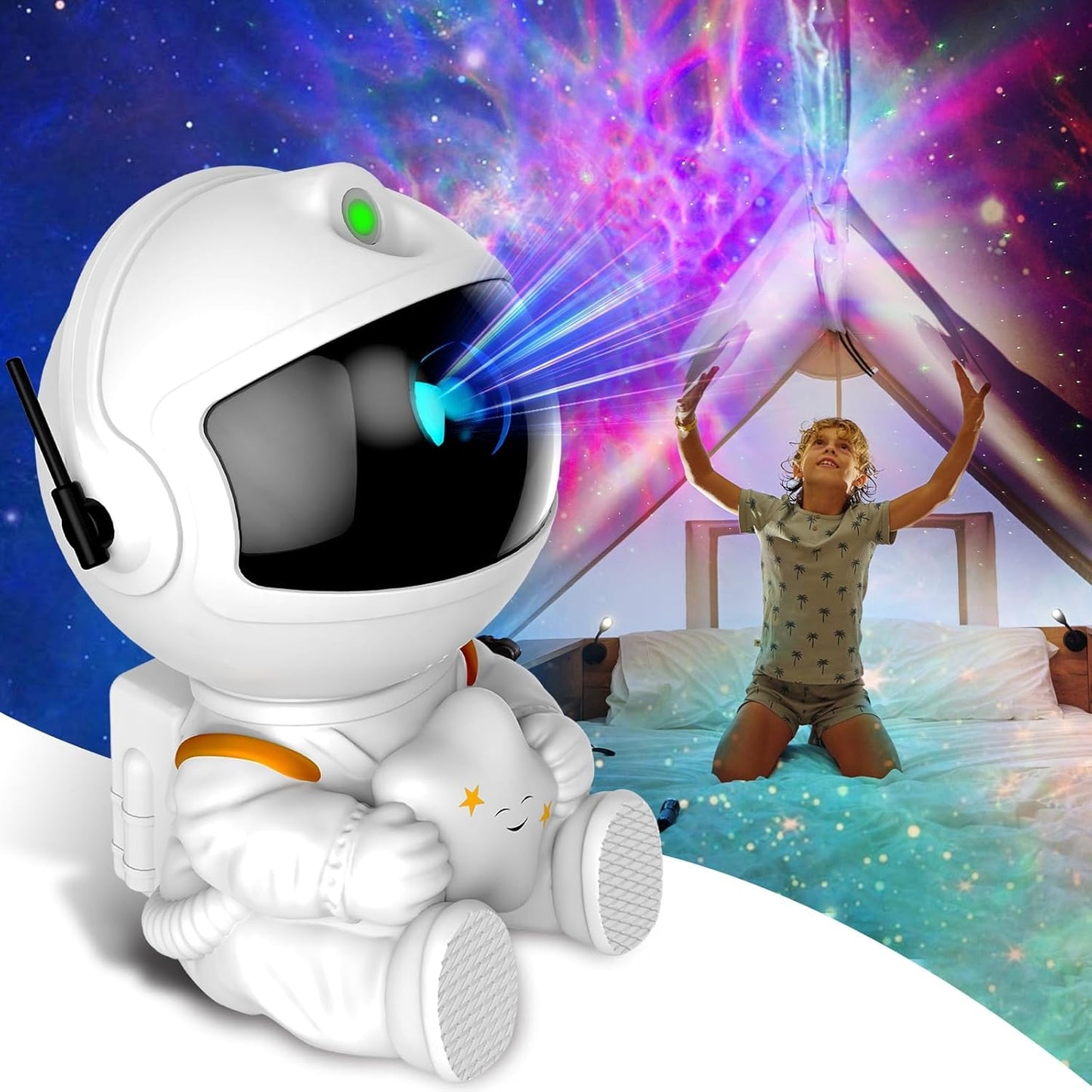 360 Rotation Star Projector by JIAYUNA