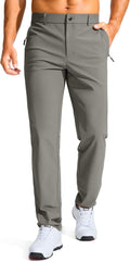 Men's Golf Pants Slim Fit with Zipper Pockets - 30/32/34 in inseam
