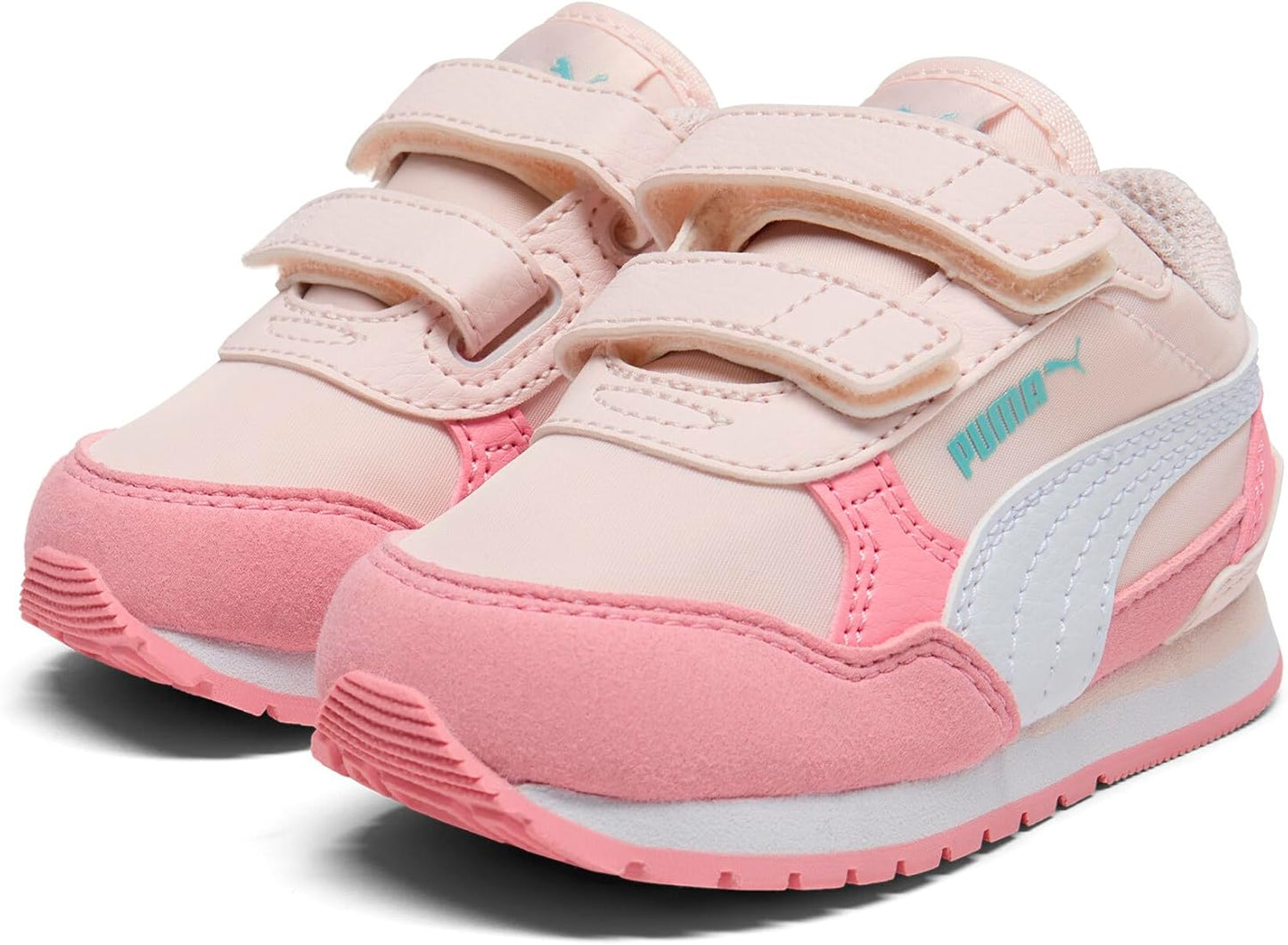 PUMA Kids' St Runner Hook and Loop Sneakers for Active Play