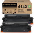 414X Black Toner Cartridges High-yield Pack of 2 - Reliable