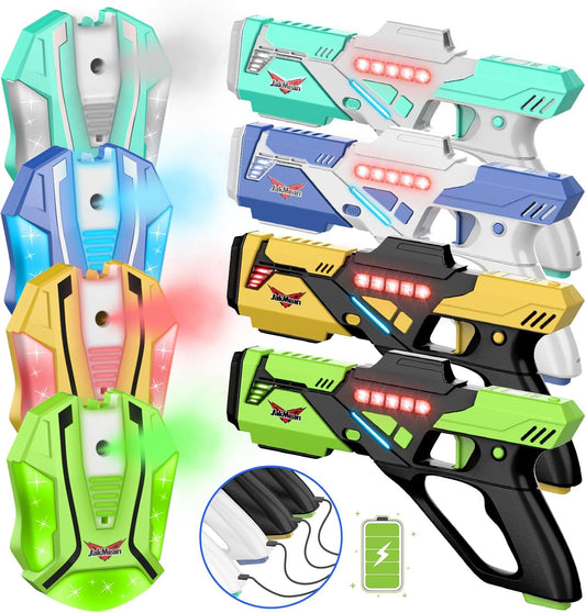 Rechargeable Laser Tag Set with Vests for Ultimate Fun