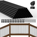 36in Aluminum Deck Balusters 56 Pack - Complete Railing Kit
