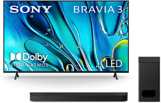 Sony 65 Inch 4K Ultra HD BRAVIA Smart TV & Sound Bar Bundle