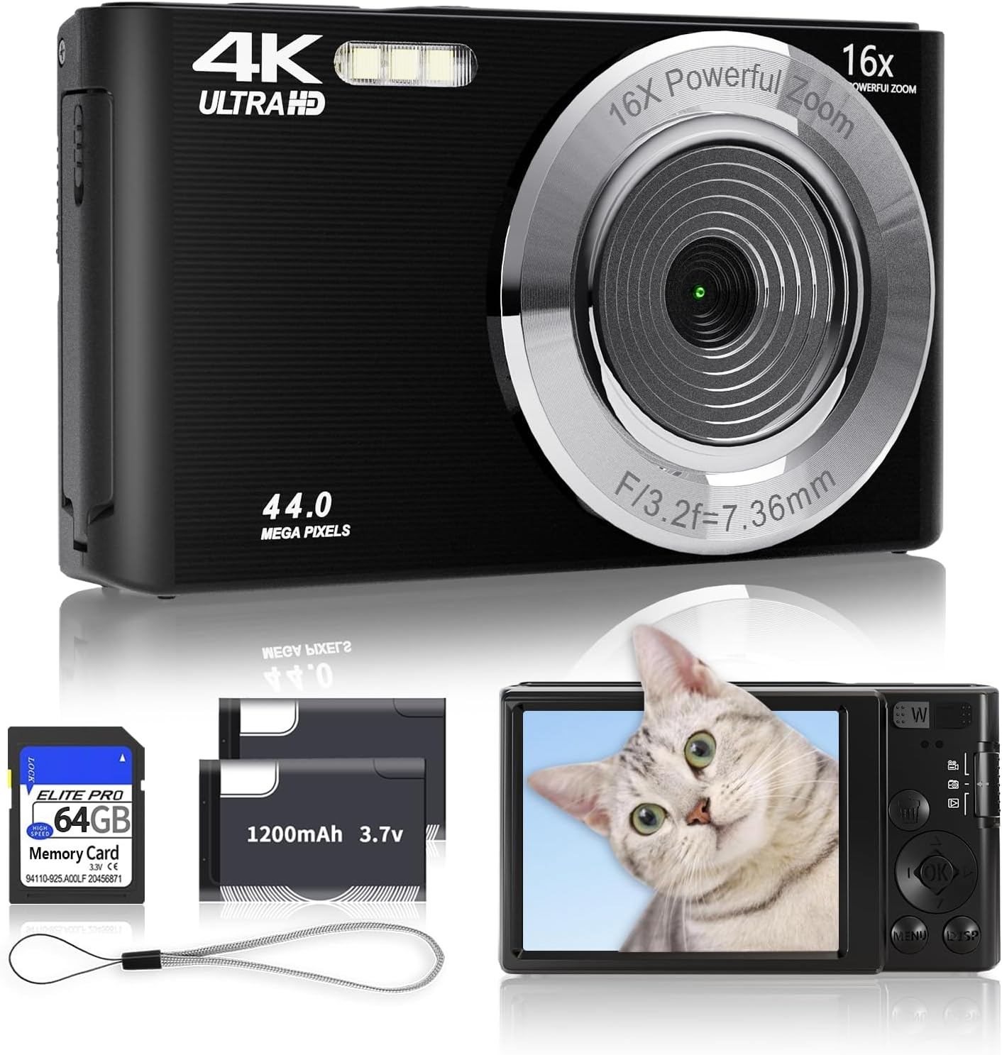 4K 44MP Upgrade Camera for Teens