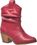 Fashionable distressed cowboy style boots for women by Charles Albert