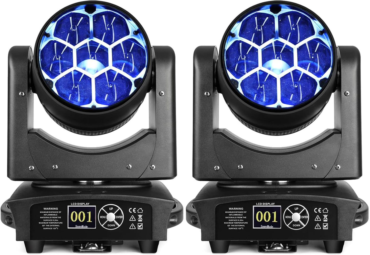BETOPPER Moving Head Light 7x40W RGBW for DJs and Parties