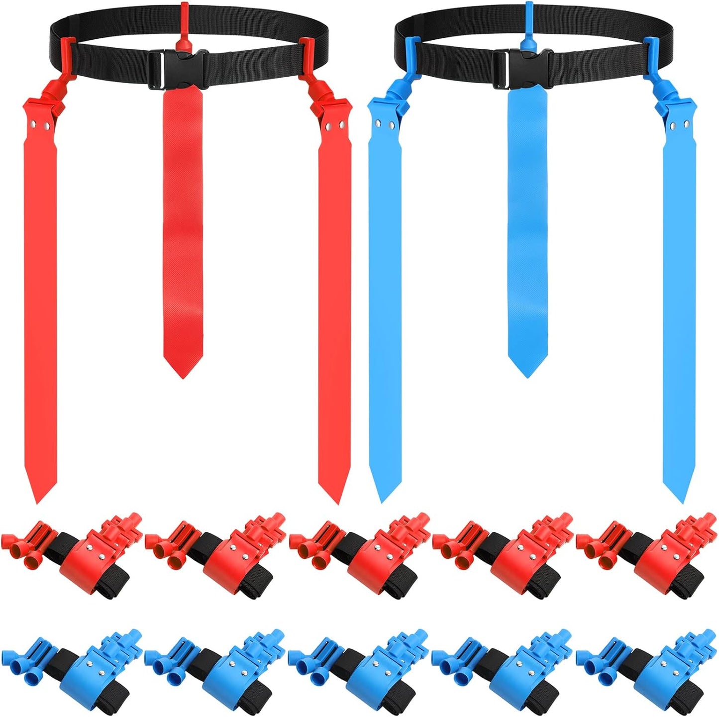 Hungdao 12 Players Flag Football Belts for Team Training Events