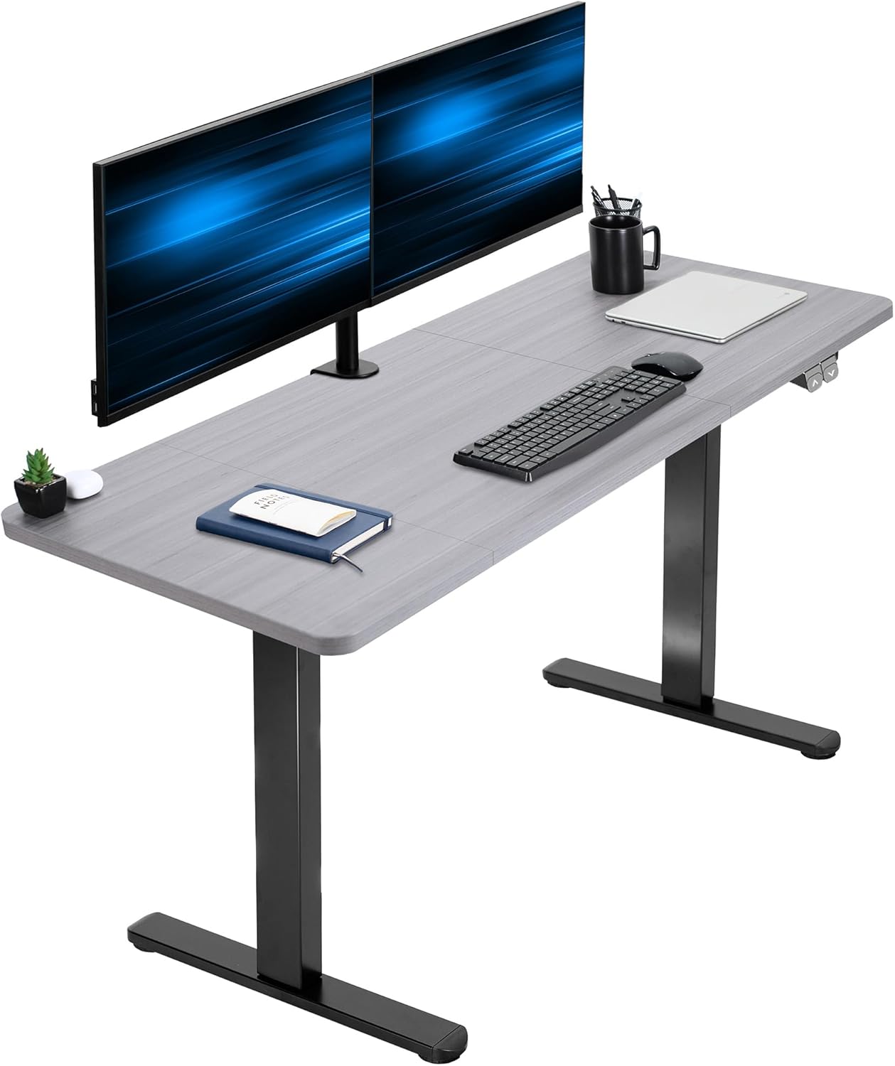 VIVO Electric Stand Up Desk 60 x 24 inch Adjustable Height