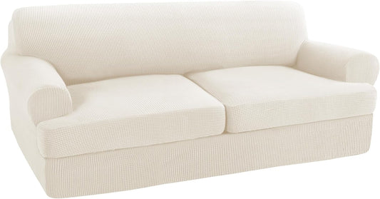 Turquoize 3 Piece T Cushion Sofa Slipcovers for Stylish Protection