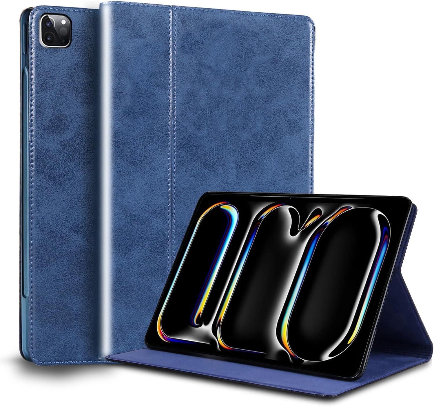 Genuine Leather Protective Shell for iPad Pro 13-inch 2024 Model