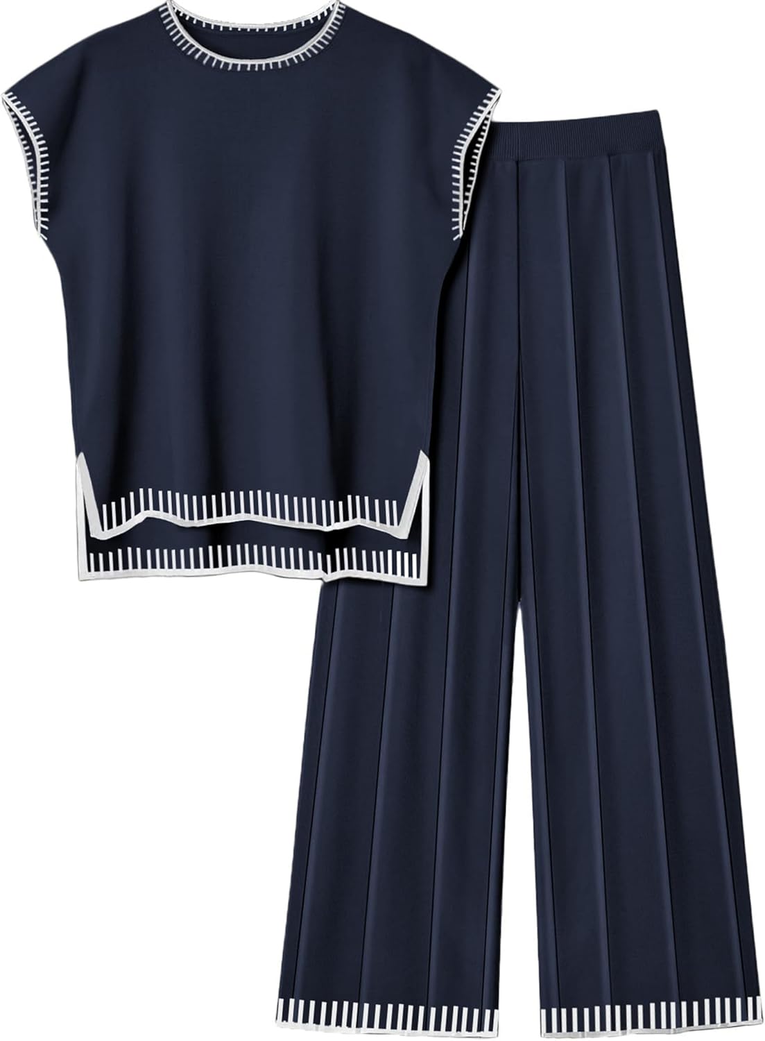 Ekouaer Womens Matching Sets Knit Sweater Sets for All Seasons