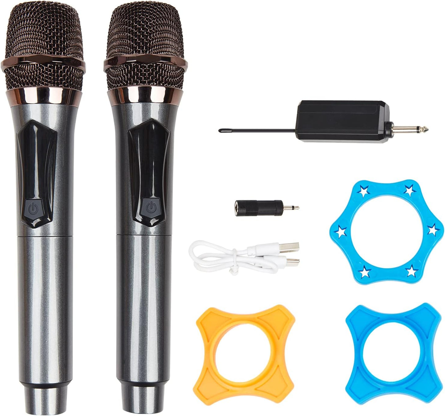 Racbubei UHF Wireless Mic System - 200 ft Range
