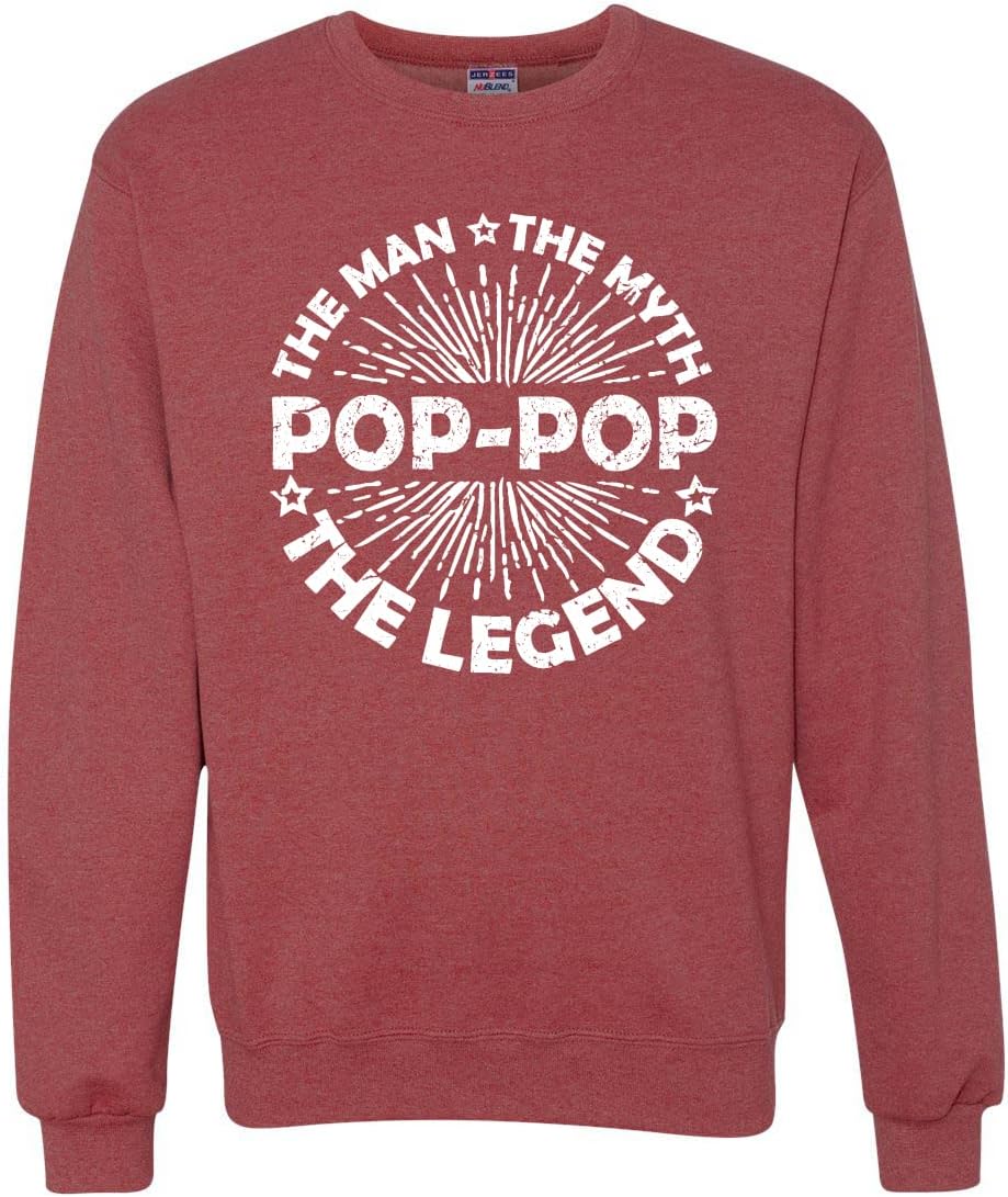 Funny Dad Myth Legend Graphic Sweatshirt for Father's Day Gift