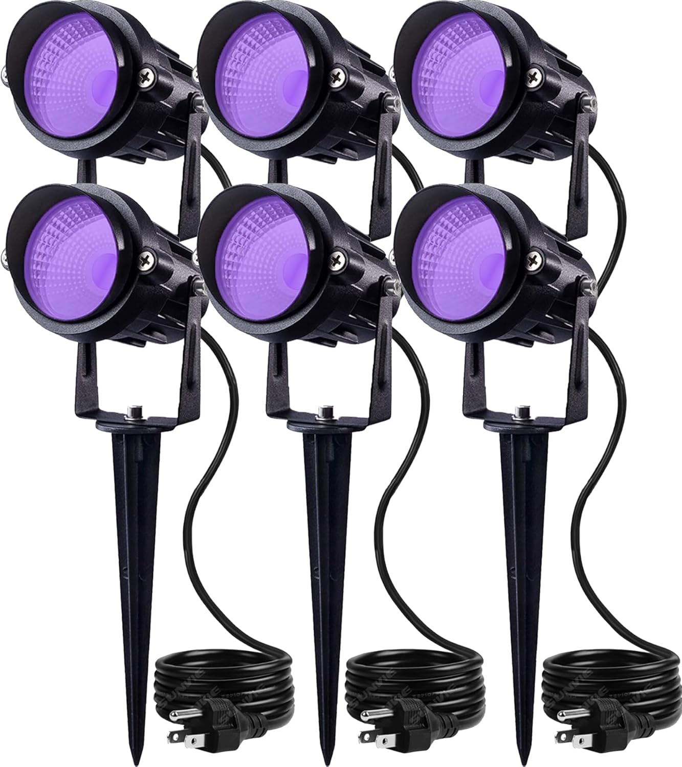 Powerful 12W Black Light Spotlight for Halloween Glow Parties