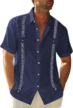 Cuban Guayabera Shirts for Men - Stylish Linen Button Down