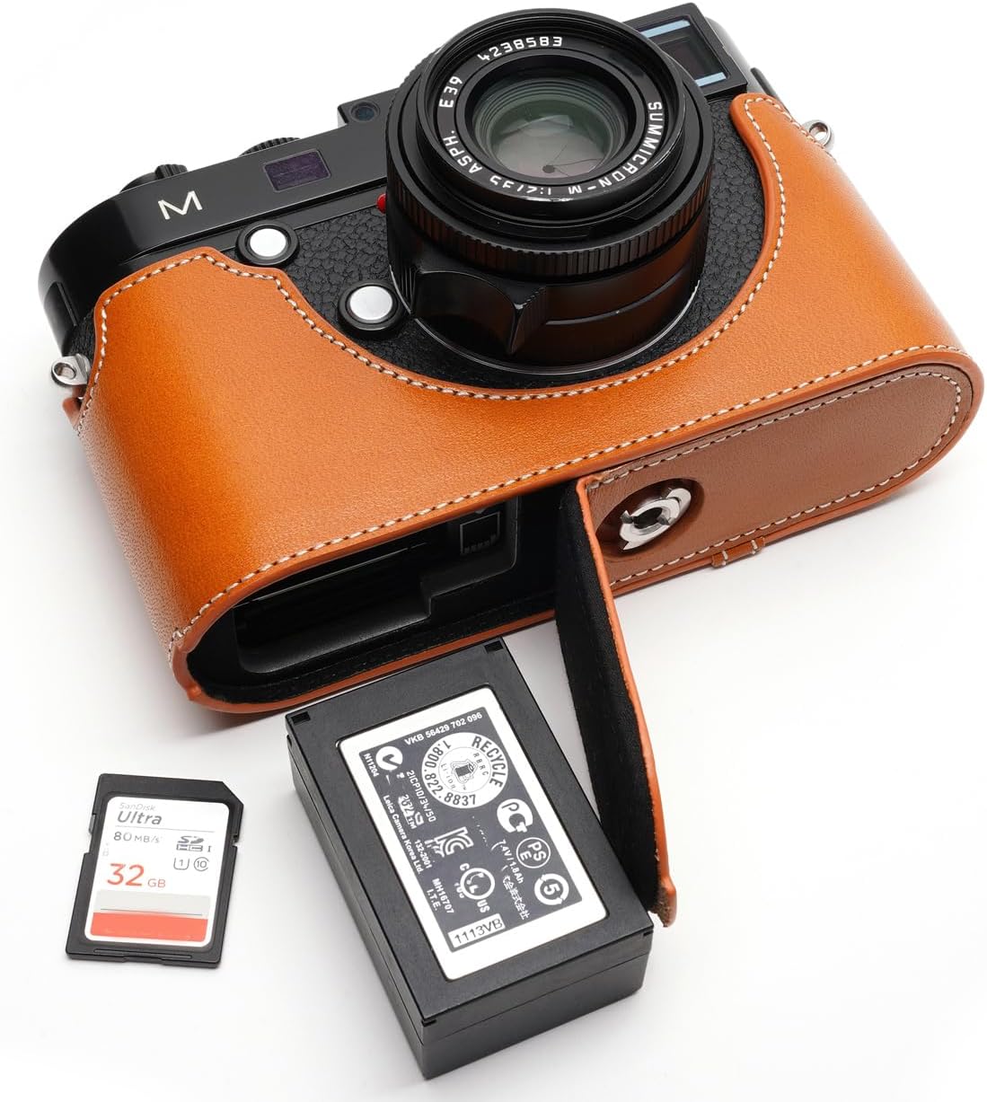 Handmade Genuine Real Leather Half Camera Case for Leica M Series
