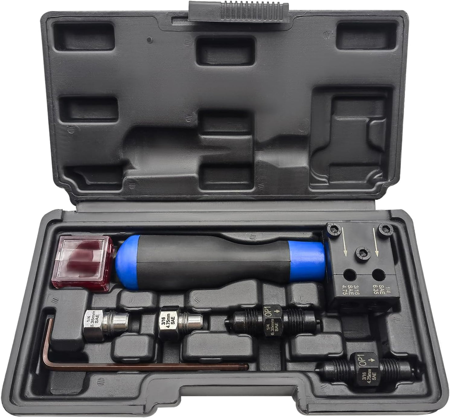 Brake Line Flaring Tool Kit for 3/16 in and 1/4 in Tubing