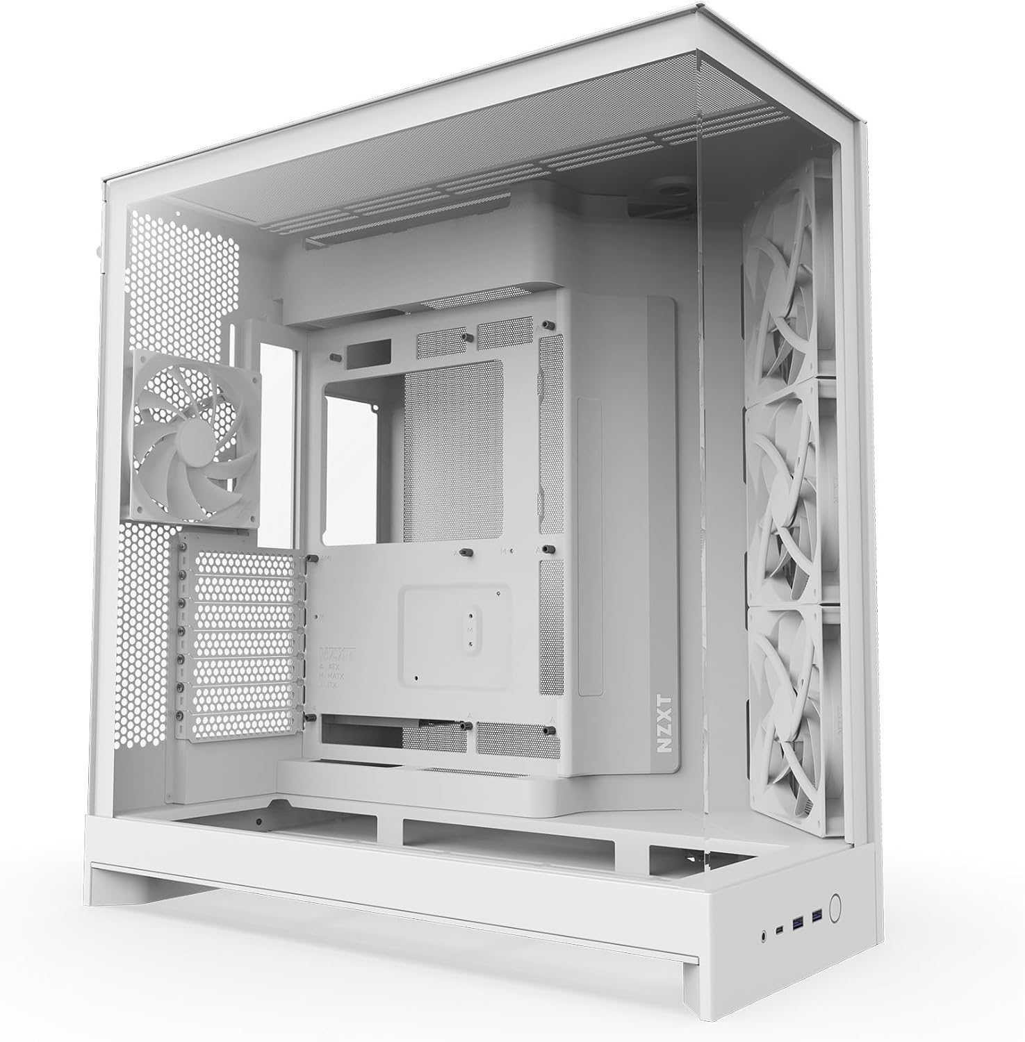 NZXT H9 Flow Large Dual-Chamber ATX Mid-Tower Airflow Case