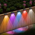 NIORSUN Solar Fence Lights: 6 Pack LED Outdoor Lights for Garden