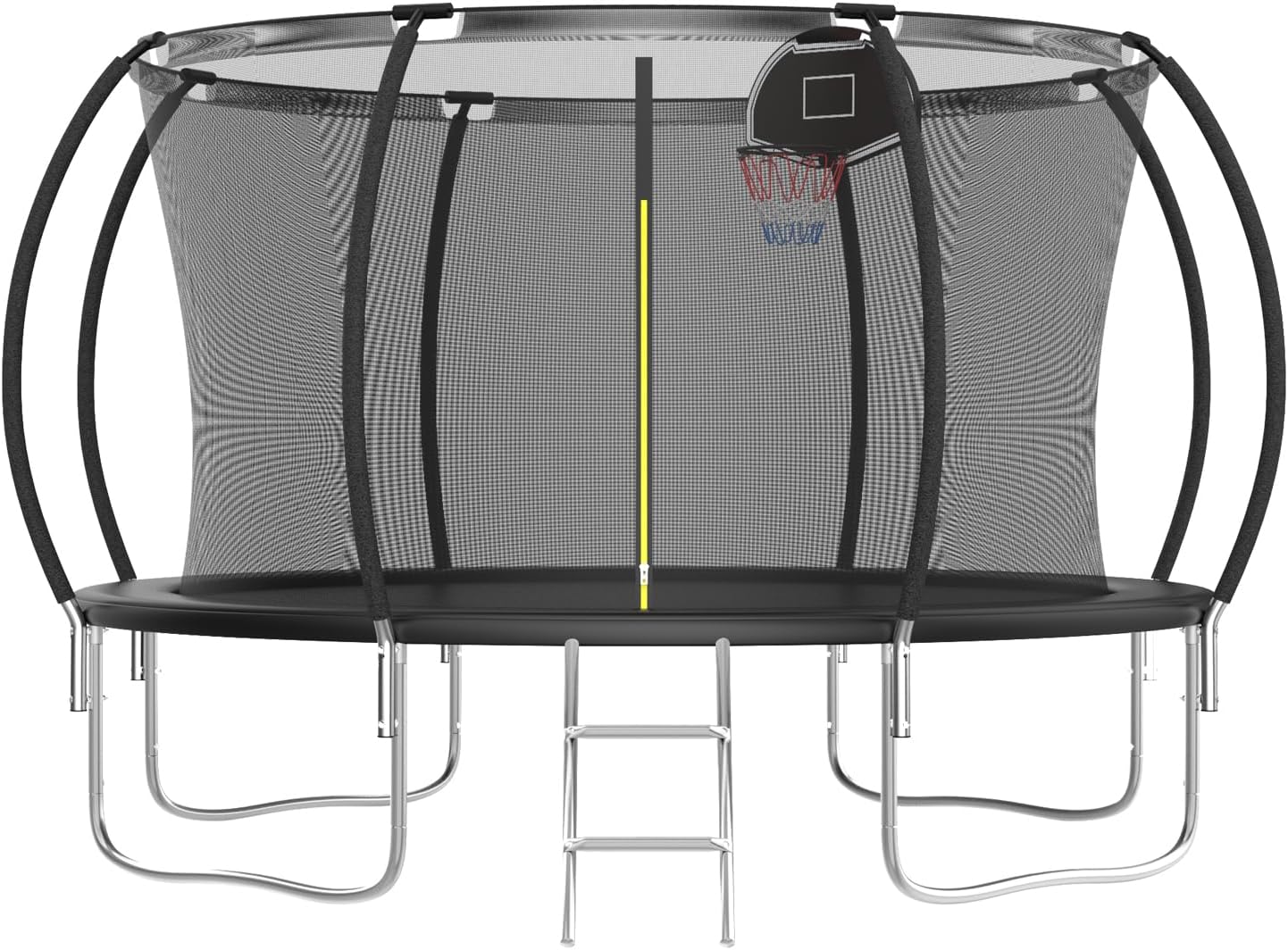 Outdoor Trampoline for Kids and Adults with Safety Enclosure Net