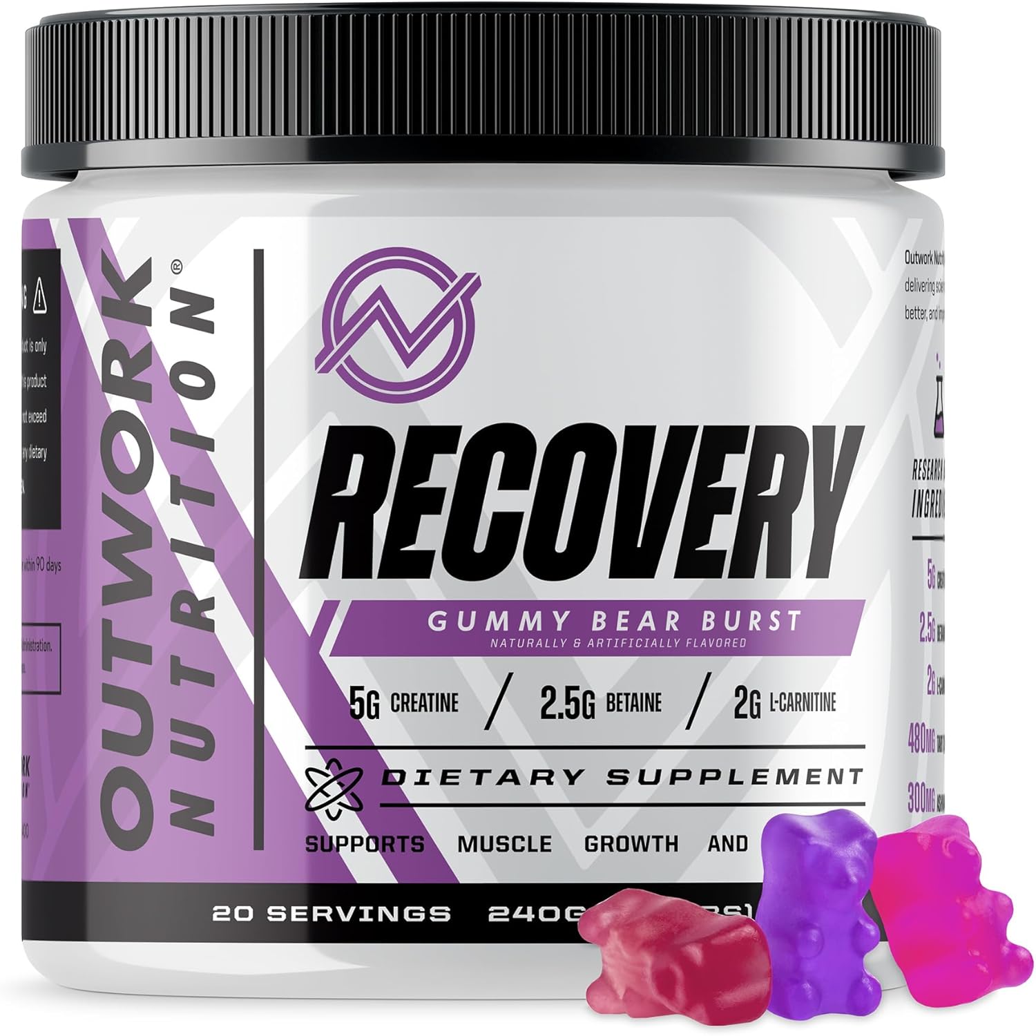 Post Workout Recovery Powder with Creatine & Ashwagandha